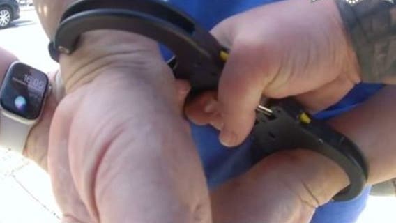 Police arrest suspect repeatedly caught pleasuring self in public