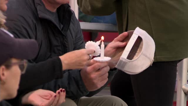 Alllatoona High School students hold vigil for one of their own