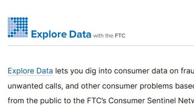 Government scam database available to public; great resource for businesses and students