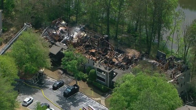 Almost 60 people left without homes after massive Cobb County fire