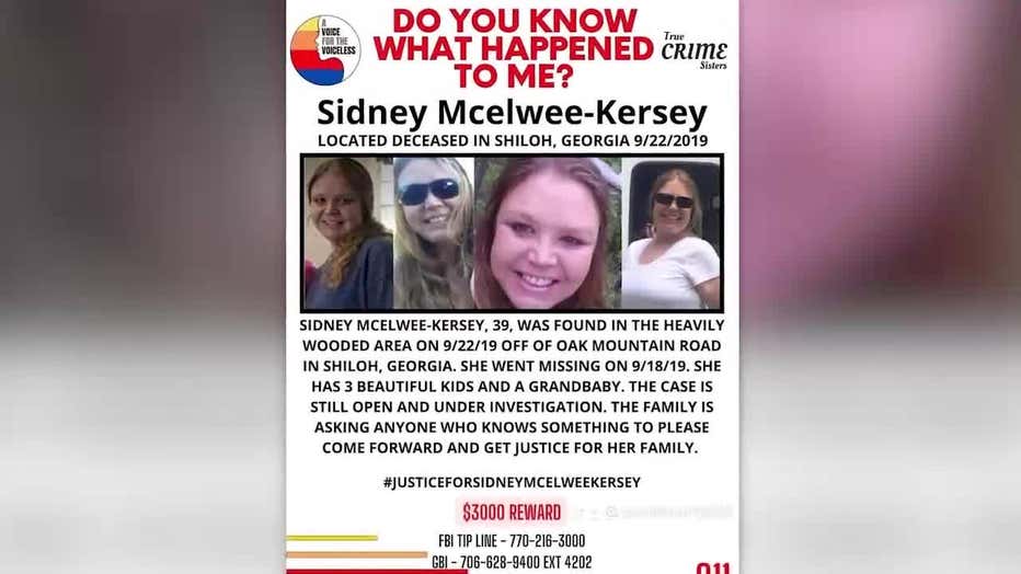 The body of 39-year-old Sidney Mcelwee-Kersey was found in rural Shiloh nearly three years ago.