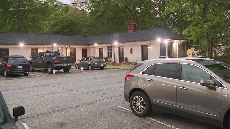 A man was found dead at a northeast Atlanta motel on April 14, 2023.