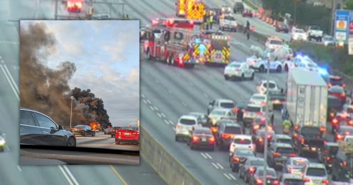 All lanes reopen after fiery crash shuts down I-85 NB Friday night ...
