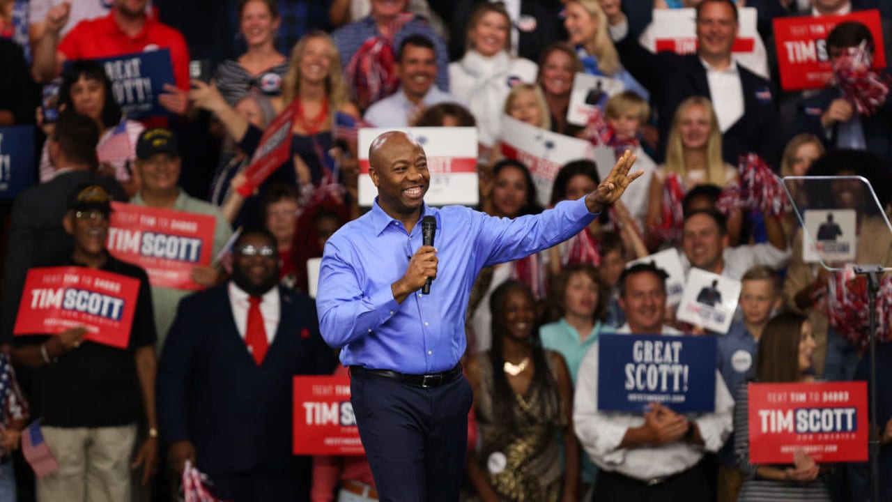 South Carolina Sen Tim Scott launches 2024 presidential bid South Carolina Sen Tim Scott launches 2024 presidential bid