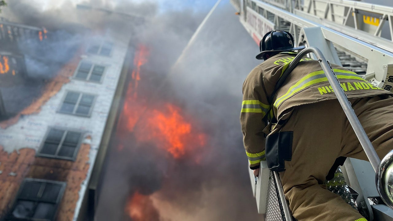 2 missing after massive fire at North Carolina construction site, fire chief says