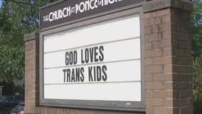 Vandal defaces pro-trans sign at LGBTQIA-friendly church