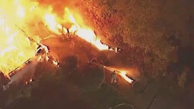 3 firefighters injured by large fire in Stone Mountain
