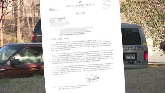 Douglasville homeowners fined $10K after mass shooting outside Sweet 16 party