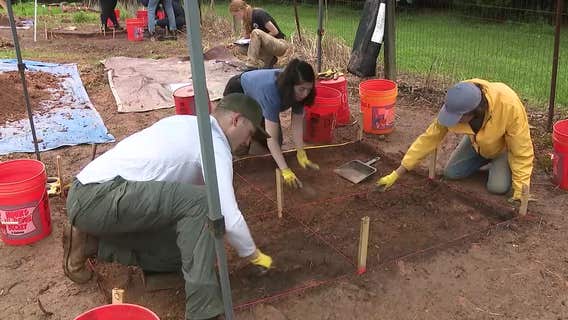 Students get real life forensics training on 'Pig Body Farm' at Kennesaw State University