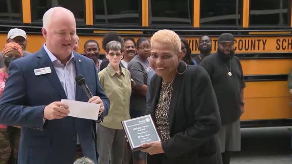 Gwinnett County school bus driver honored as ‘Hidden Hero’ for saving student’s life