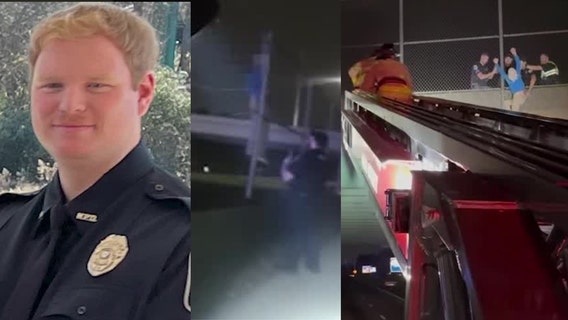 Rookie Marietta police officer saves woman's life in daring rescue