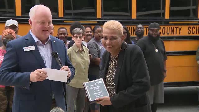 Gwinnett County school bus driver honored as ‘Hidden Hero’ for saving student’s life