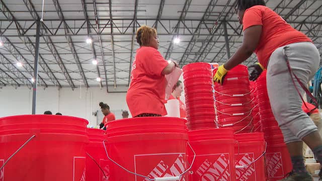 Georgia Home Depot employees prep hurricane kits for future disasters