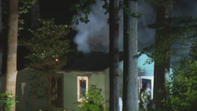Home for sale in DeKalb County catches fire overnight