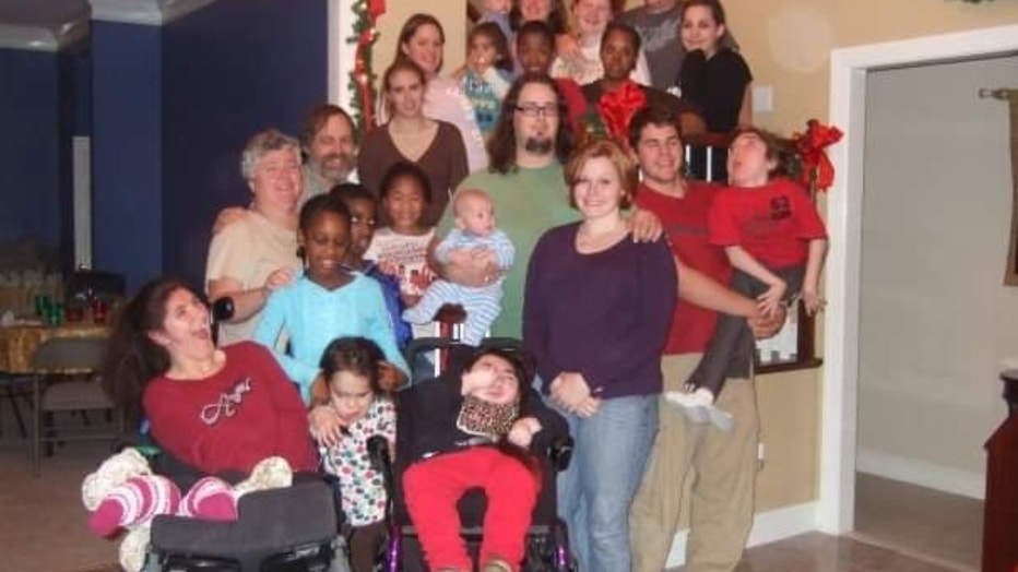The Prices have fostered and adopted several children over the years, many of whom are disabled (Photo: Family).
