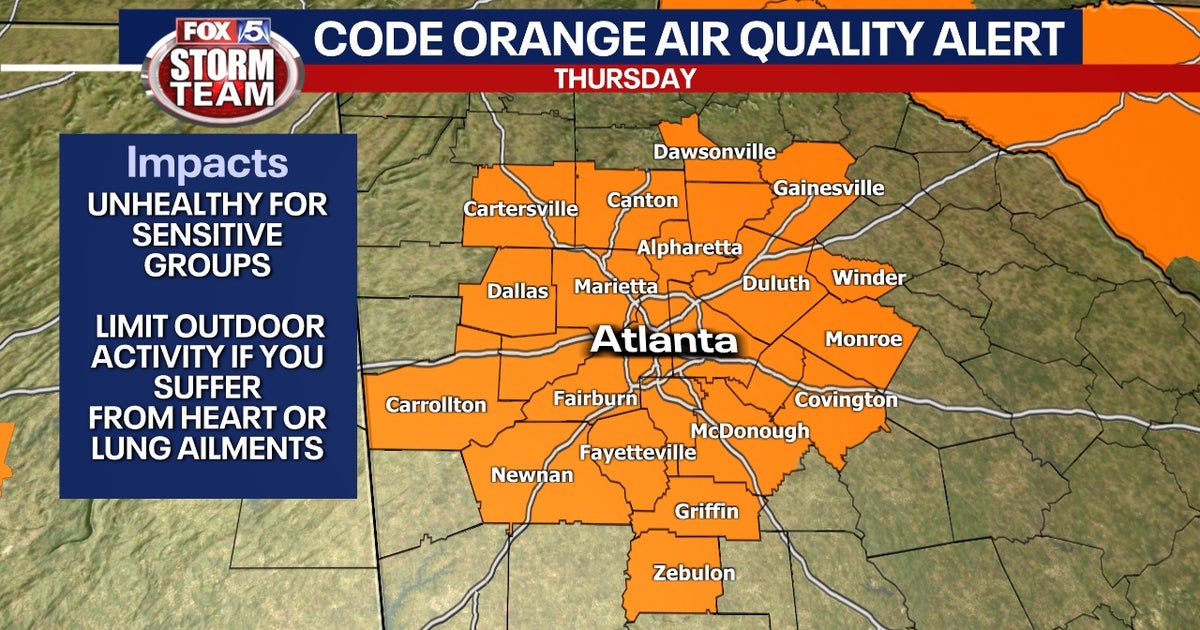 Fourth of July heat wave heading to Georgia, Code Orange Air Quality ...
