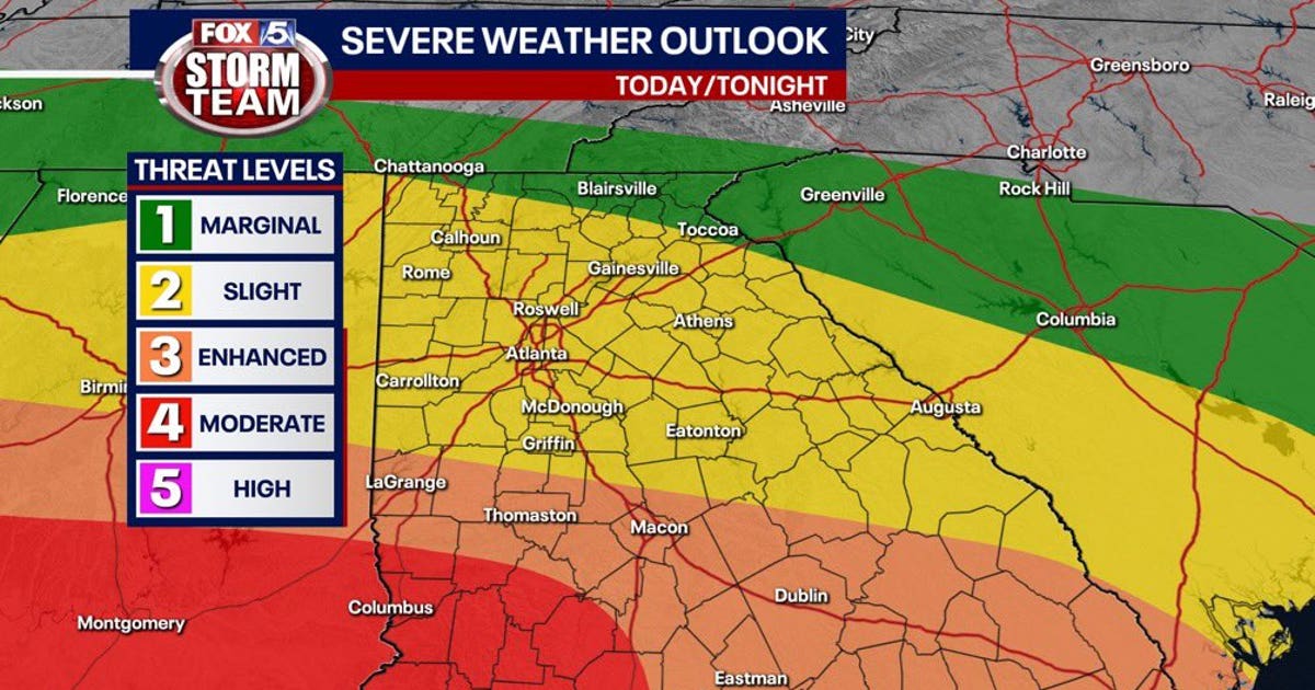 Storms move through Georgia | FOX 5 Atlanta