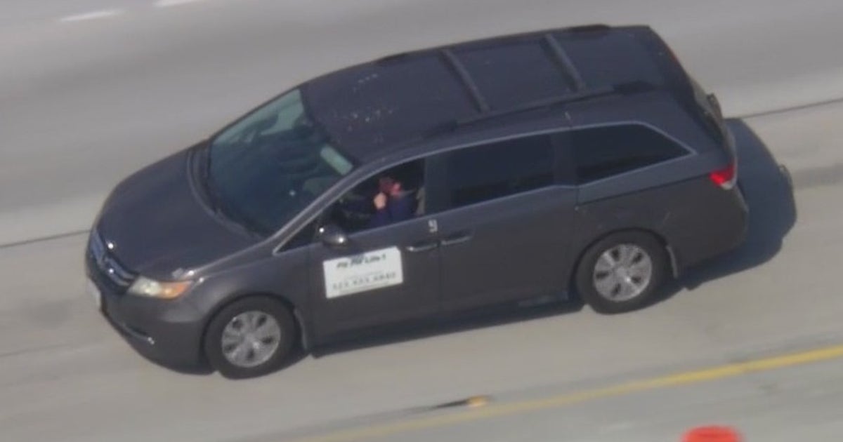 Driver in stolen minivan leads CHP on chase across Orange County | FOX ...