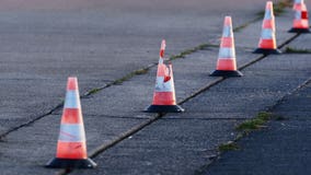 Car crash causes water main break, shuts down part of Peachtree Road
