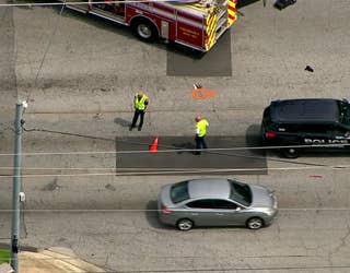 Smyrna Police investigate a deadly crash along Windy Hill Road near Village Parkway on June 19, 2023.