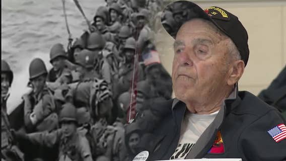 43 WWII veterans, including 99-year-old, depart from Atlanta airport for France