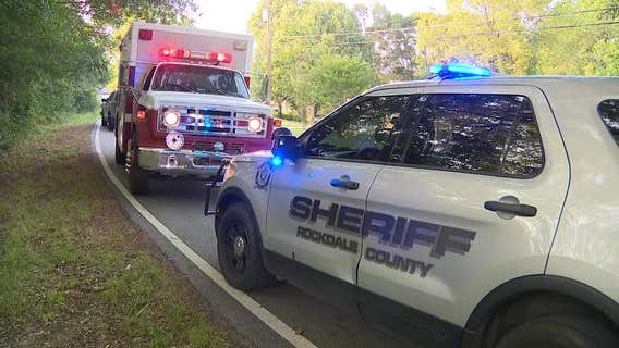 Rockdale County deputies investigate human remains found in pond