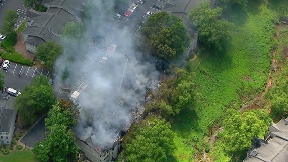 Dozens displaced during Sandy Springs apartment fire