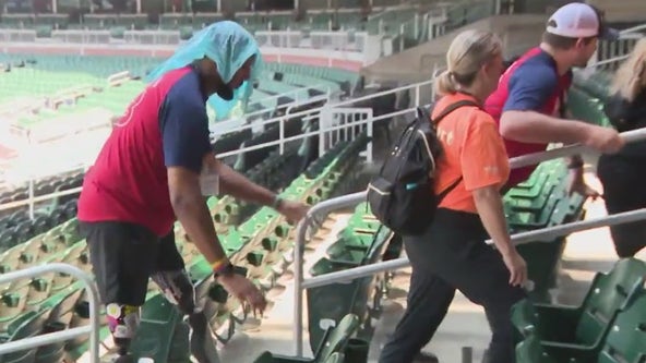 Amputee boot camp held held at Truist Park hopes to instill confidence