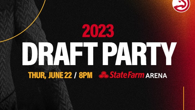 Atlanta Hawks hosting 2023 NBA Draft Party