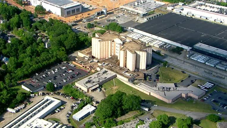 Security was increased at the Fulton County Jail after several holes were found in the fencing on June 2, 2023.