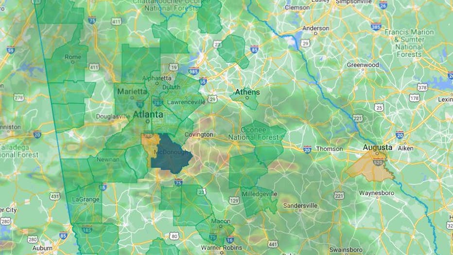 Storms Move Through Georgia FOX 5 Atlanta   325power 