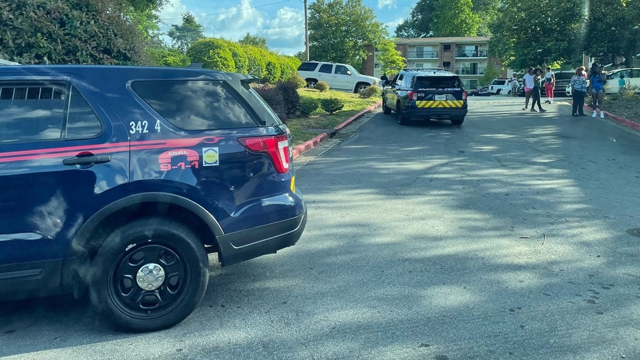 Atlanta police are investigating the shooting of an infant at a northwest Atlanta apartment complex on June 1, 2023.