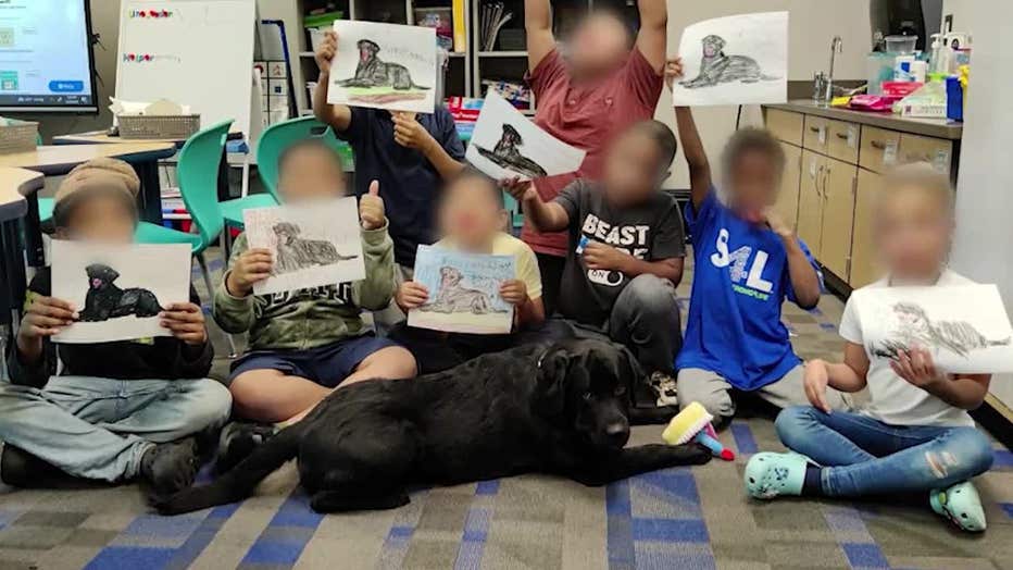 Meet Marietta Police Officer Barney, who is a highly-training Crisis Response Facility Dog.