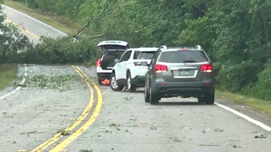 The Troup County community cleans up after a series of storms tear through the area on June 14, 2023.