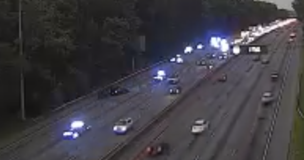 Atlanta police officer injured, squad car overturned on highway | FOX 5 ...