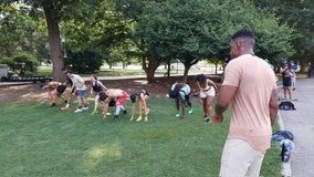 Atlanta DJ organizes free workouts in Piedmont Park