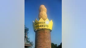 Georgia's Big Peanut monument restored years after hurricane damage