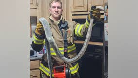 Large snake blamed for small fire under oven in Carroll County