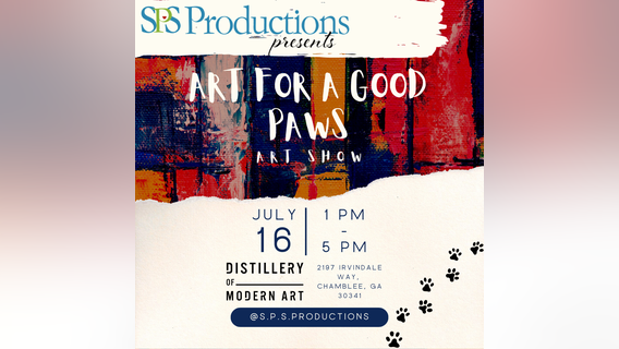 Event selling art for Planned Pethood at Distillery of Modern Art