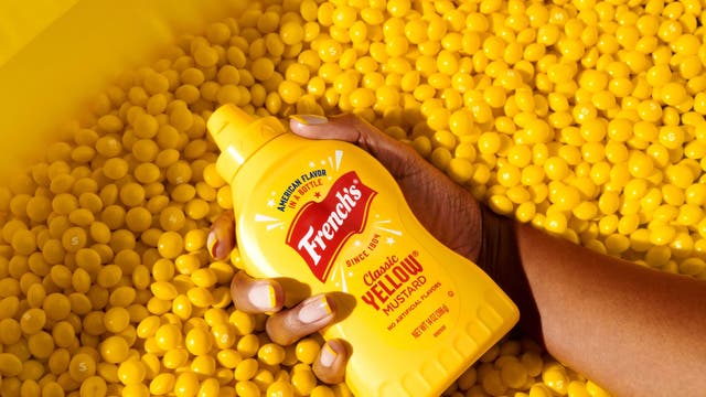 French's mustard-flavored Skittles take over Ponce City Market with touring party bus