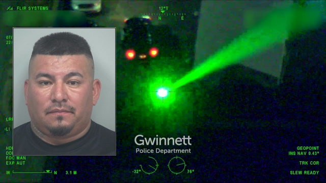 Gwinnett County man arrested for pointing laser at police helicopter, officials say
