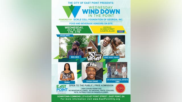 East Point summer concert series will feature Big Boi