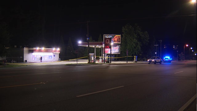 Man shot in abdomen during argument at Atlanta gas station