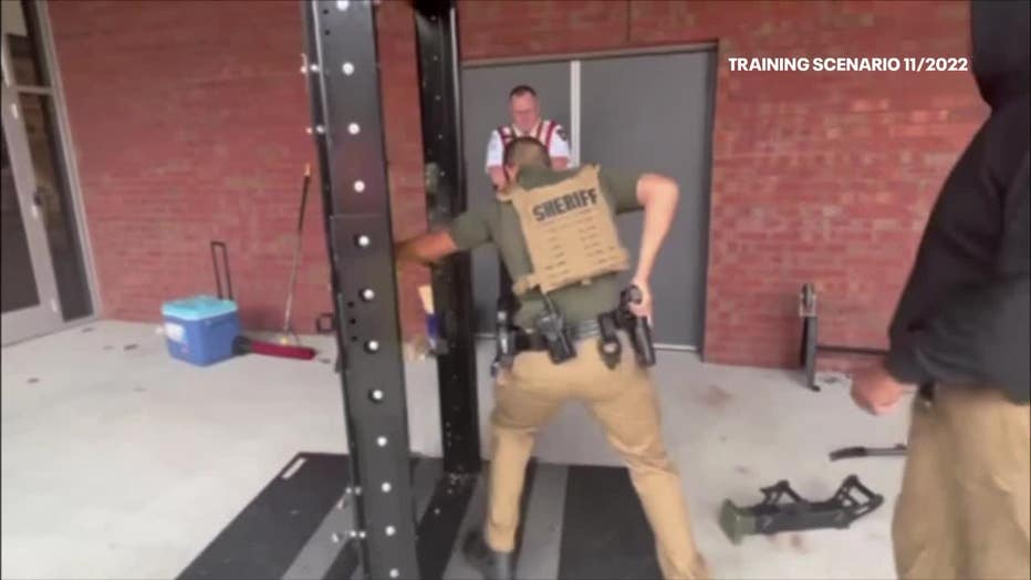 Coweta County deputies perform active shooter training on Nov. 23. 2022.