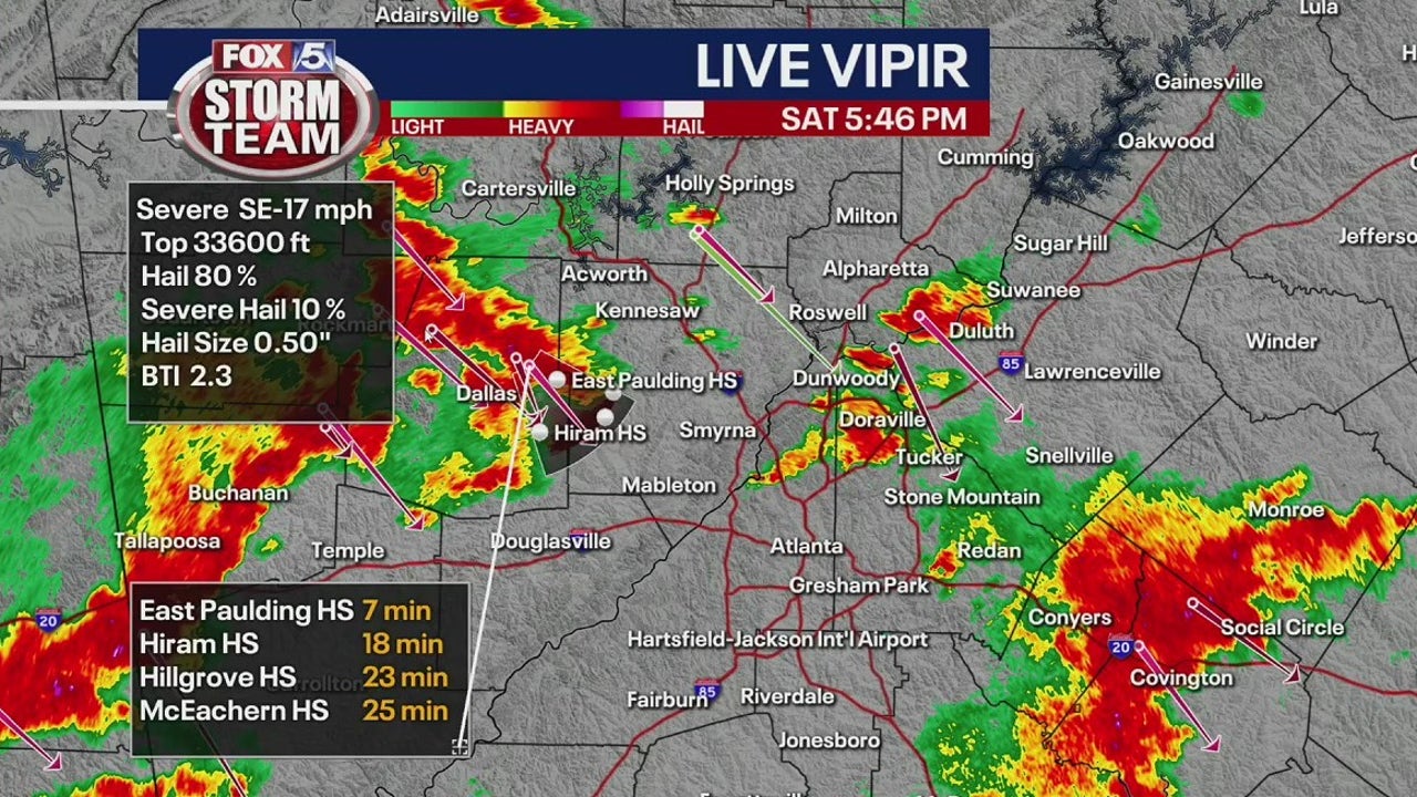 Saturday storms knock lights out for some Georgians