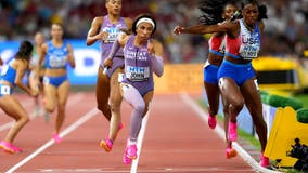 US women DQ’d from 4x400 relay at worlds due to faulty baton exchange