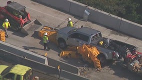 Wreck shuts down exit ramp to Roswell Road in Sandy Springs