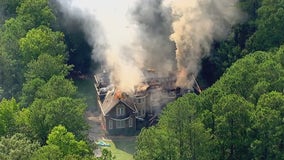 Crews battling house fire in South Fulton