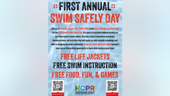 Free swimming lessons in Habersham County for first annual Swim Safely Day