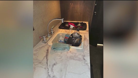 Family claims camper in for repairs came back trashed